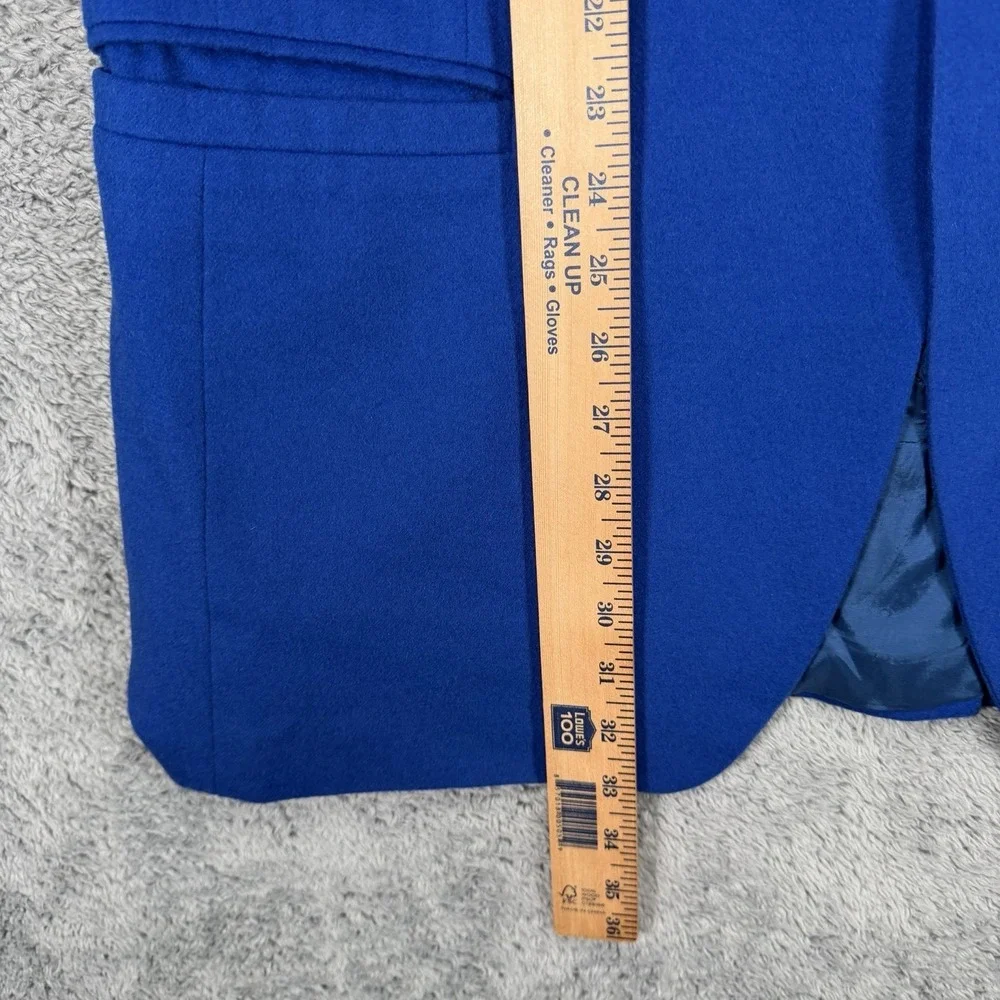 Versace V2 Blazer Mens 42L‎ Electric Blue Wool Cashmere Jacket Nieman Marcus